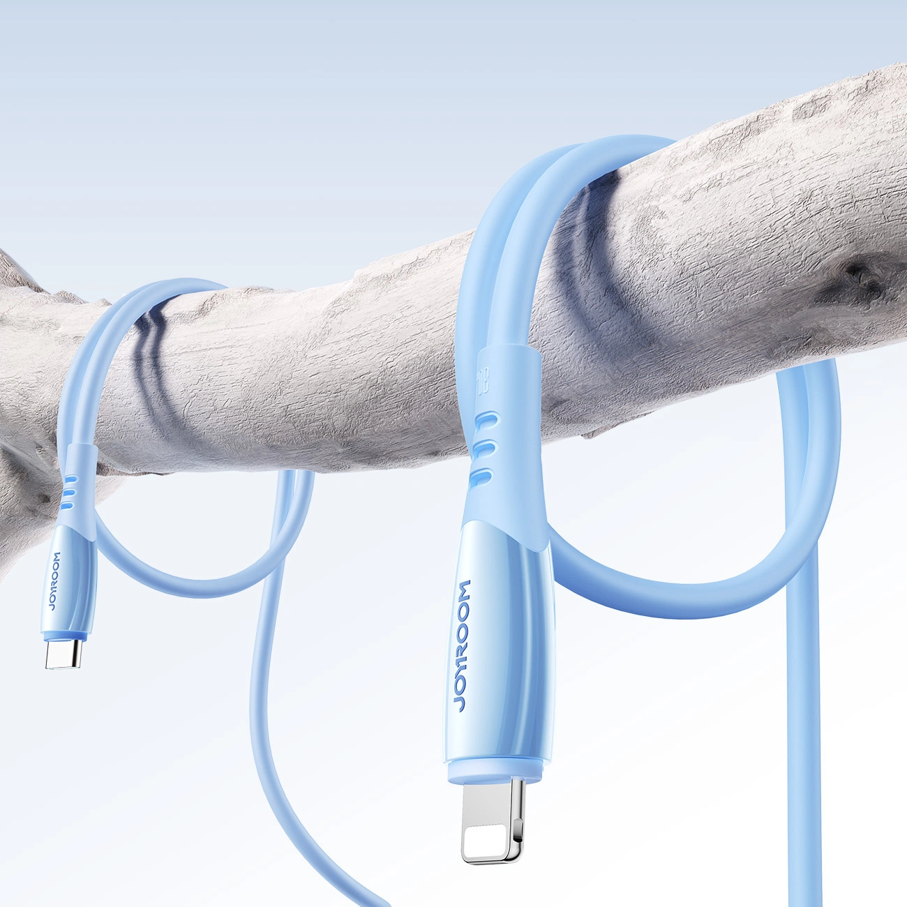 Dátový a nabíjací kábel USB-C - Lightning Joyroom S-A59 Vibrant, 30W, 1.2m, Modrý