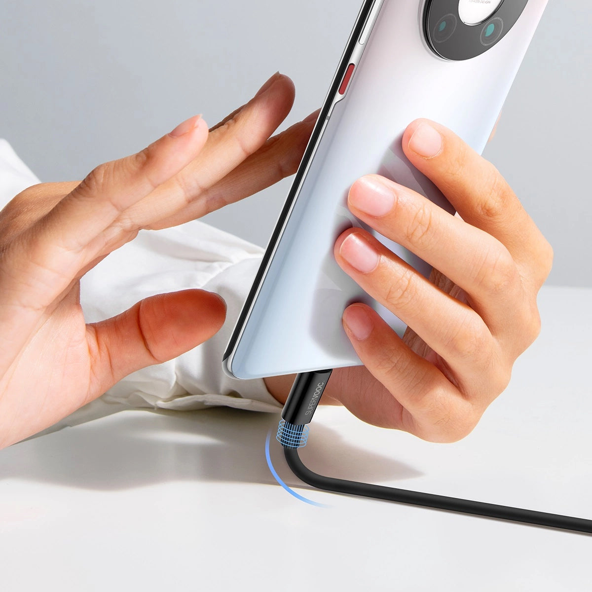 Dátový a nabíjací kábel USB-A - USB-C Baseus Superior Series, 65W, 2m, čierny CAYS001001