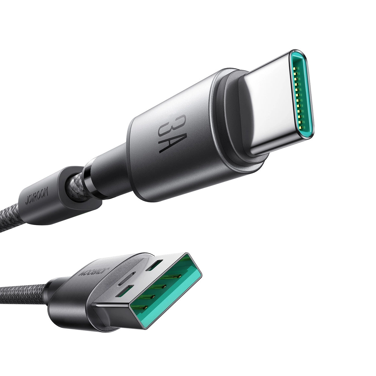 Dátový a nabíjací kábel USB-A - USB-C Joyroom S-A50, 60W, 1.2m, Sivý