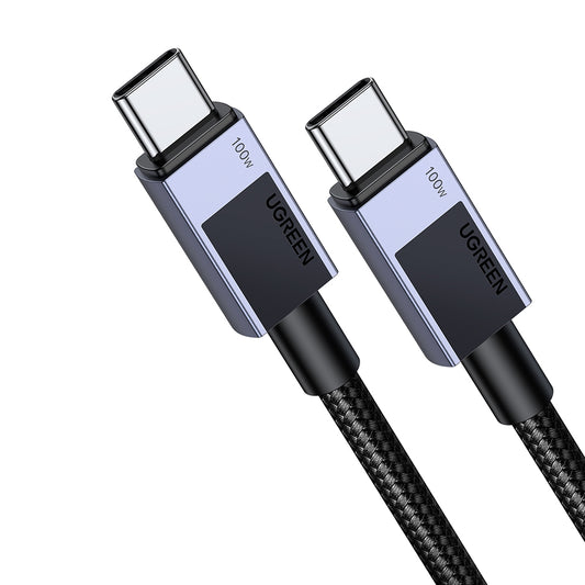 Dátový a nabíjací kábel USB-C - USB-C UGREEN L512, 100W, 3m, Sivý