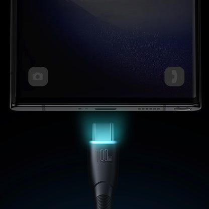 Dátový a nabíjací kábel USB-A - USB-C Joyroom S-A32, 100W, 1m, čierny