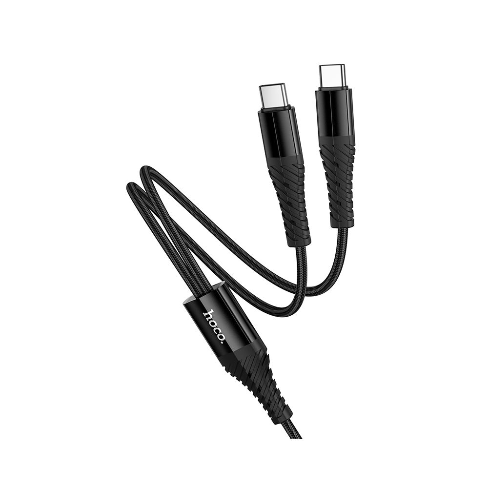 USB-C nabíjací kábel - 2 x USB-C HOCO X123, 10W, 1m, čierny