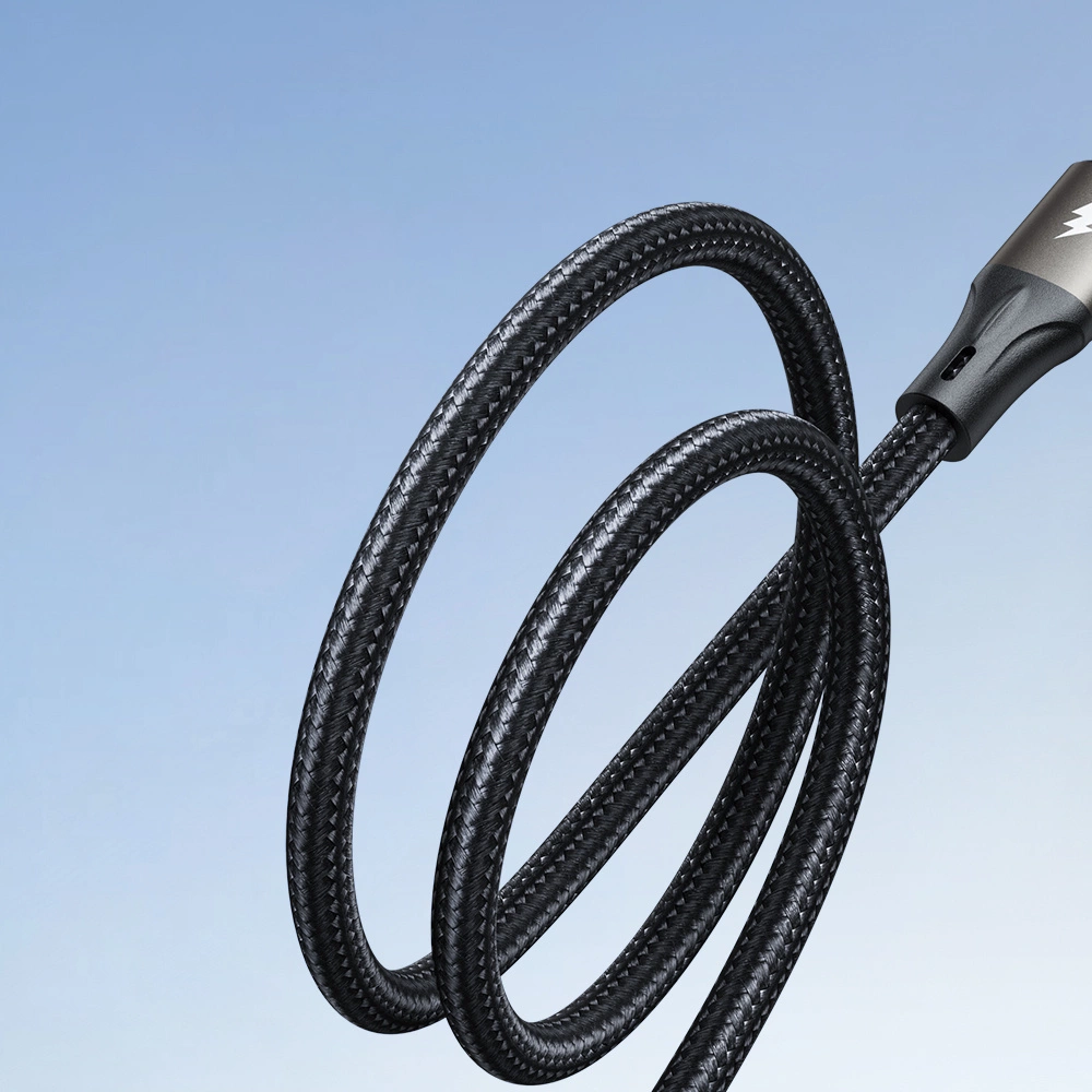 Dátový a nabíjací kábel USB-A - USB-C Joyroom S-A25 Light-Speed, 100W, 1.2m, čierny