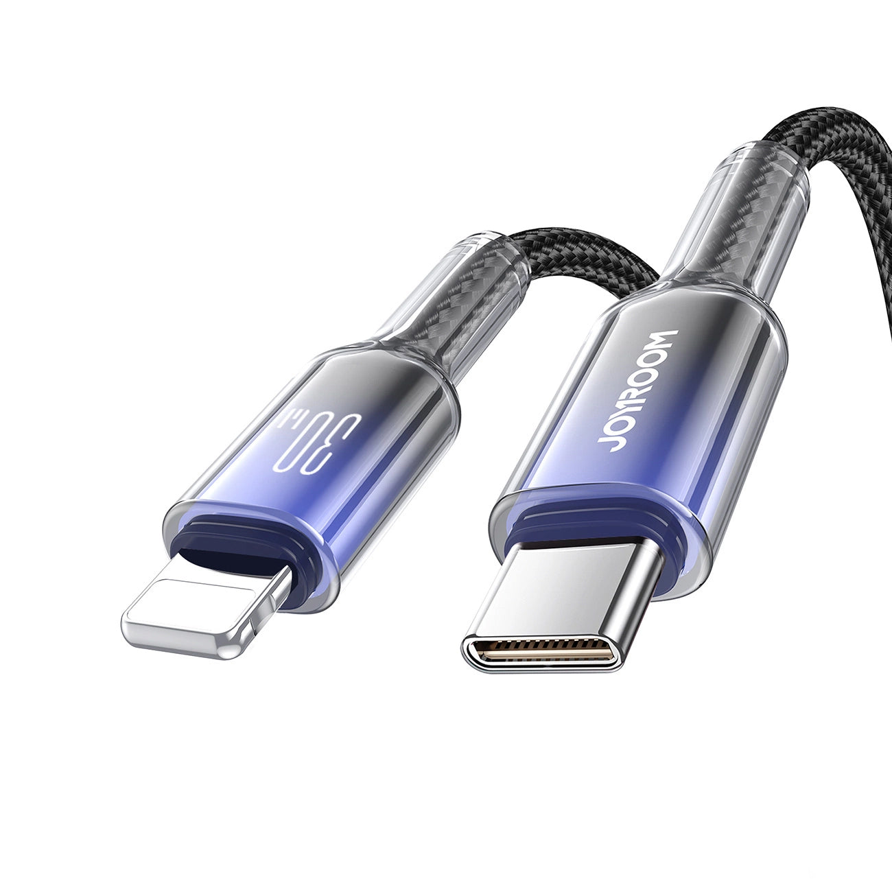 Dátový a nabíjací kábel USB-C - Lightning Joyroom S-A42, 30W, 1,2 m, čierny