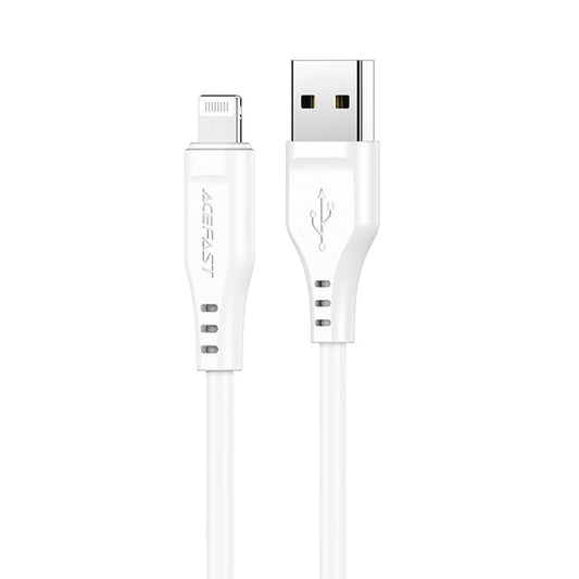 Dátový a nabíjací kábel USB-A - Lightning Acefast C3-02, 18W, 1.2m, Biela