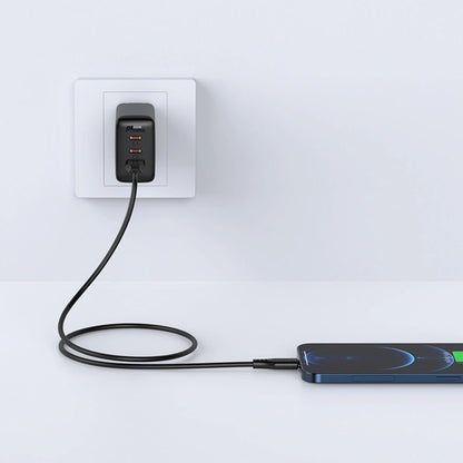 Dátový a nabíjací kábel USB-A - Lightning Acefast C3-02, 18W, 1.2m, čierny