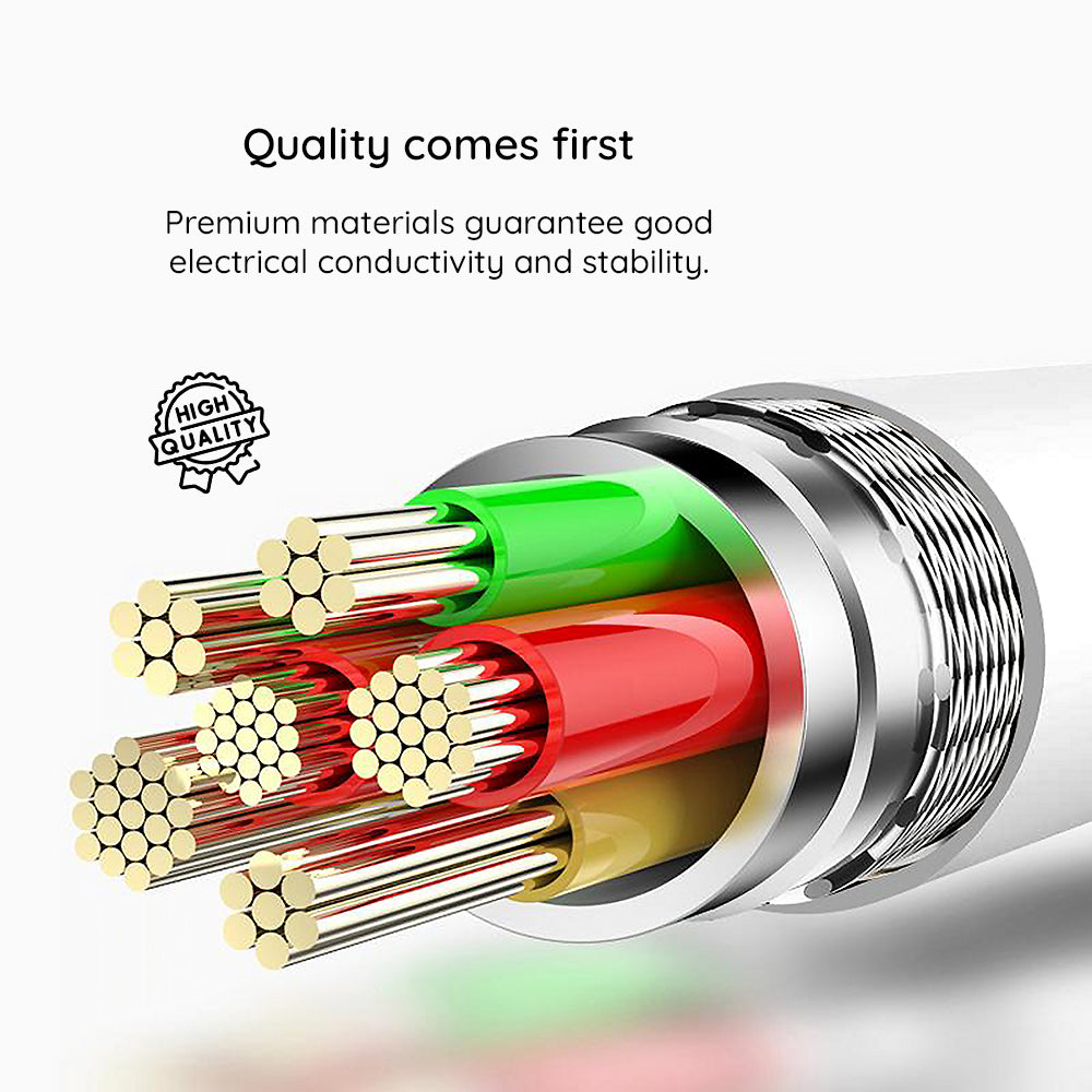 Dátový a nabíjací kábel USB-A - Lightning Lito LD03L, 18W, 1m, Biela