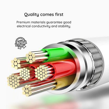 Dátový a nabíjací kábel USB-A - Lightning Lito LD03L, 18W, 1m, Biela