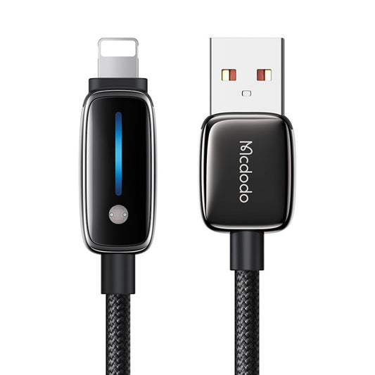 Dátový a nabíjací kábel USB-A - Lightning McDodo CA-0010, 18W, 1.2m, čierny