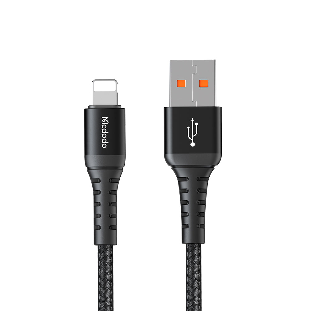 Dátový a nabíjací kábel USB-A - Lightning McDodo CA-2261, 18W, 1m, čierny