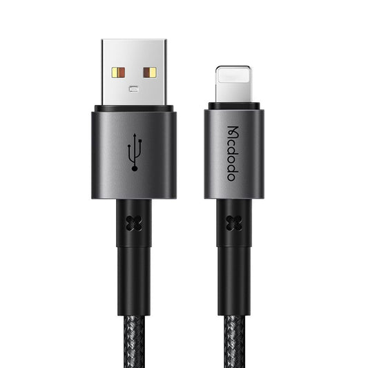 Dátový a nabíjací kábel USB-A - Lightning McDodo CA-3580, 18W, 1.2m, čierny