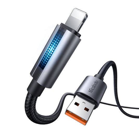 Dátový a nabíjací kábel USB-A - Lightning McDodo CA-5660, 18W, 1.2m, čierny