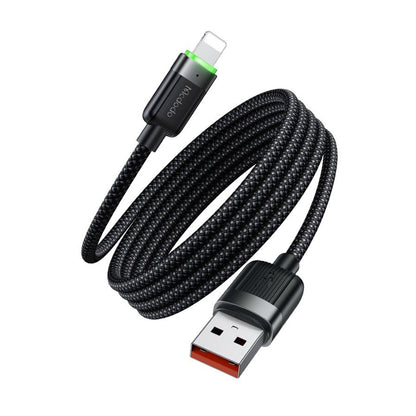Dátový a nabíjací kábel USB-A - Lightning McDodo CA-6000 Self Winding, 18W, 1.2m, čierny