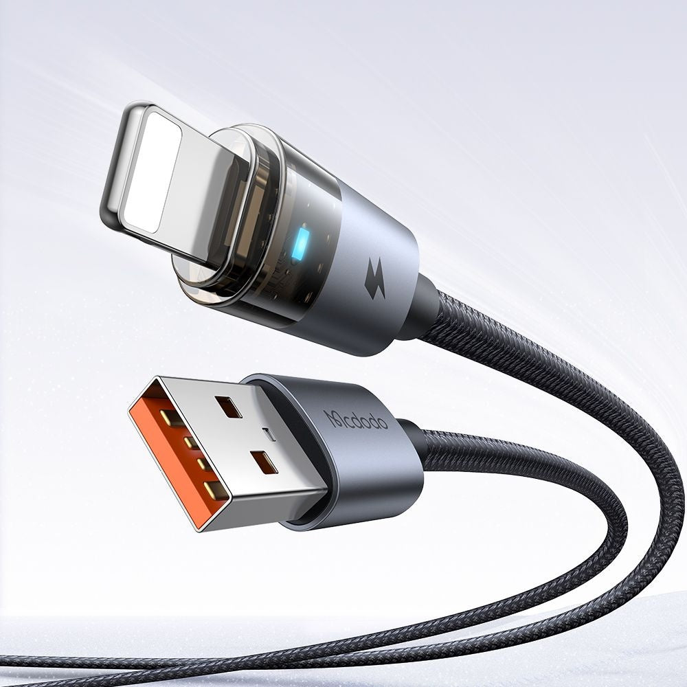 Dátový a nabíjací kábel USB-A - Lightning McDodo CA-6910, 18W, 1.2m, čierny