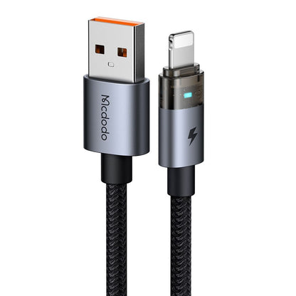 Dátový a nabíjací kábel USB-A - Lightning McDodo CA-6910, 18W, 1.2m, čierny