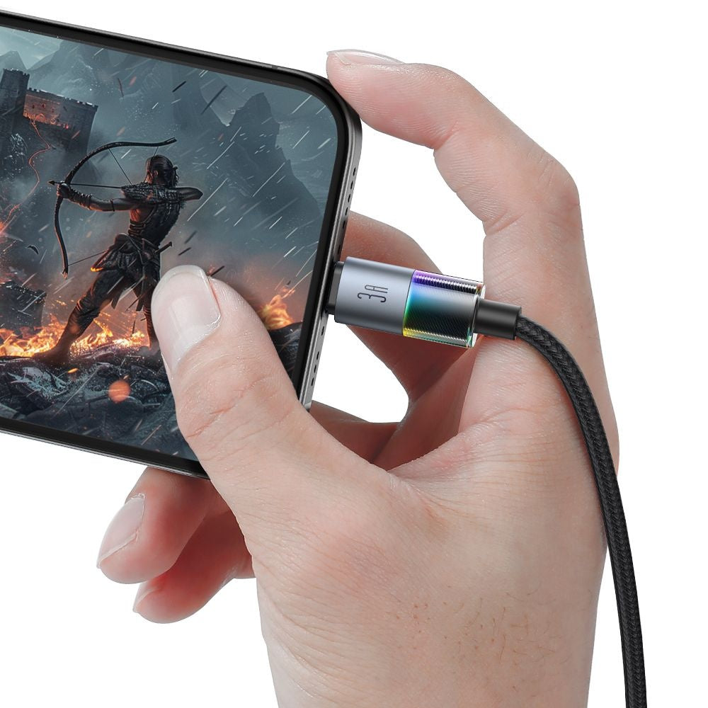 Dátový a nabíjací kábel USB-A - Lightning McDodo CA-8170 Colorful, 18W, 1.2m, Čierny