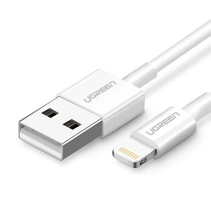 USB-A to Lightning Data and Charging Cable UGREEN US155 (20728), 18W, 1m, White