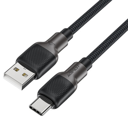 Dátový a nabíjací kábel USB-A - USB-C Acefast C10-04, 18W, 1.2m, čierny