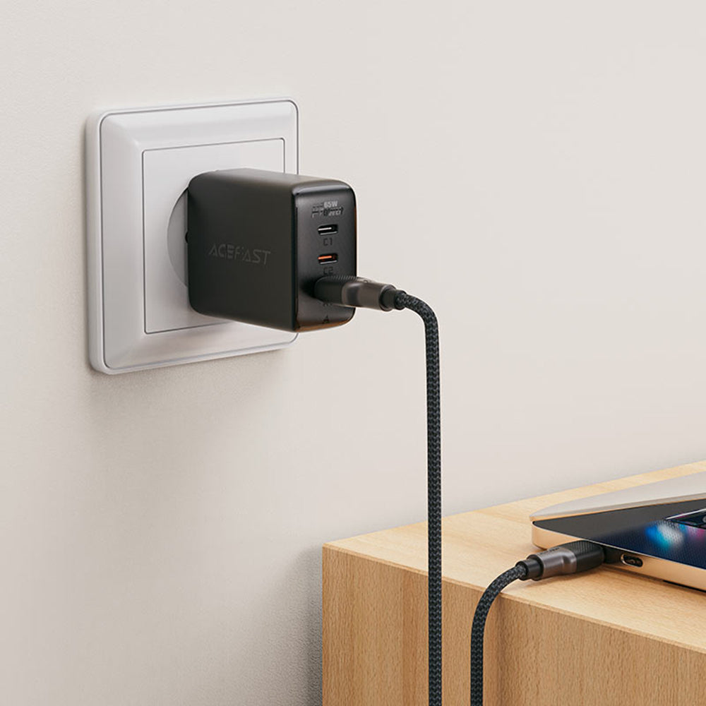 Dátový a nabíjací kábel USB-A - USB-C Acefast C10-04, 18W, 1.2m, čierny