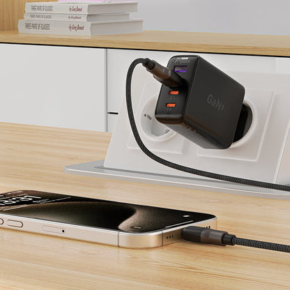 Dátový a nabíjací kábel USB-A - USB-C Acefast C10-04, 18W, 1.2m, čierny