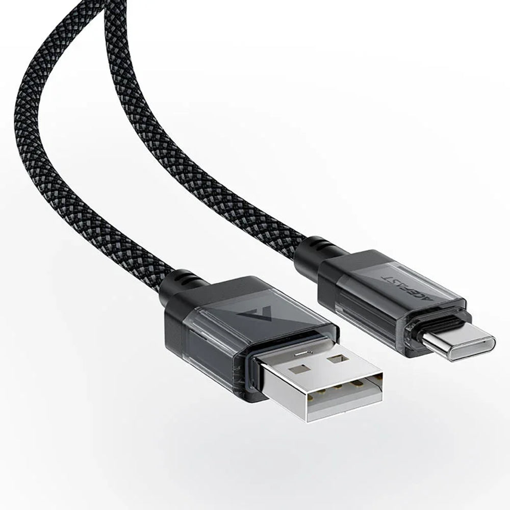 Dátový a nabíjací kábel USB-A - USB-C Acefast C12-04, 18W, 1,2 m, čierny