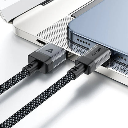 Dátový a nabíjací kábel USB-A - USB-C Acefast C12-04, 18W, 1,2 m, čierny