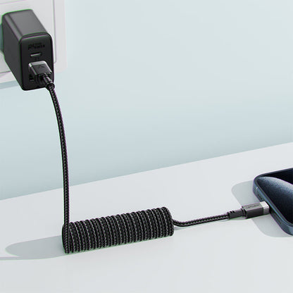 Dátový a nabíjací kábel USB-A - USB-C Acefast C14-04, 18W, 1.2m, čierny