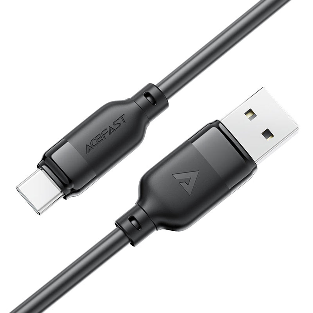 Dátový a nabíjací kábel USB-A - USB-C Acefast C16-04, 18W, 1.2m, čierny