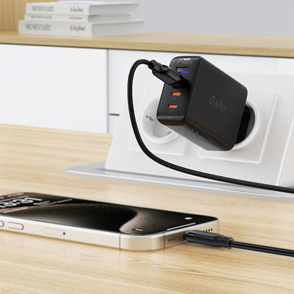 Dátový a nabíjací kábel USB-A - USB-C Acefast C16-04, 18W, 1.2m, čierny