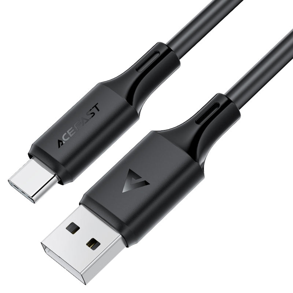 Dátový a nabíjací kábel USB-A - USB-C Acefast C17-04, 18W, 1.2m, čierny