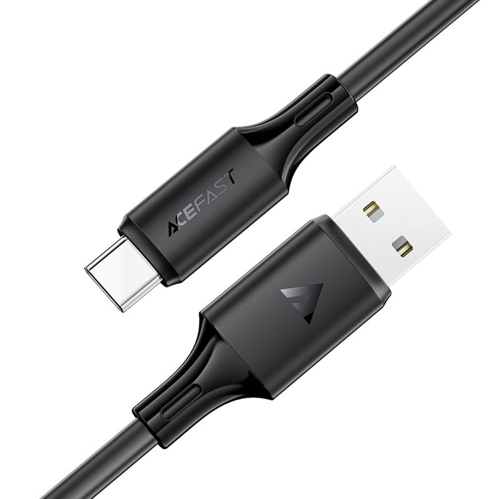 Dátový a nabíjací kábel USB-A - USB-C Acefast C17-04, 18W, 1.2m, čierny