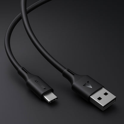 Dátový a nabíjací kábel USB-A - USB-C Acefast C17-04, 18W, 1.2m, čierny