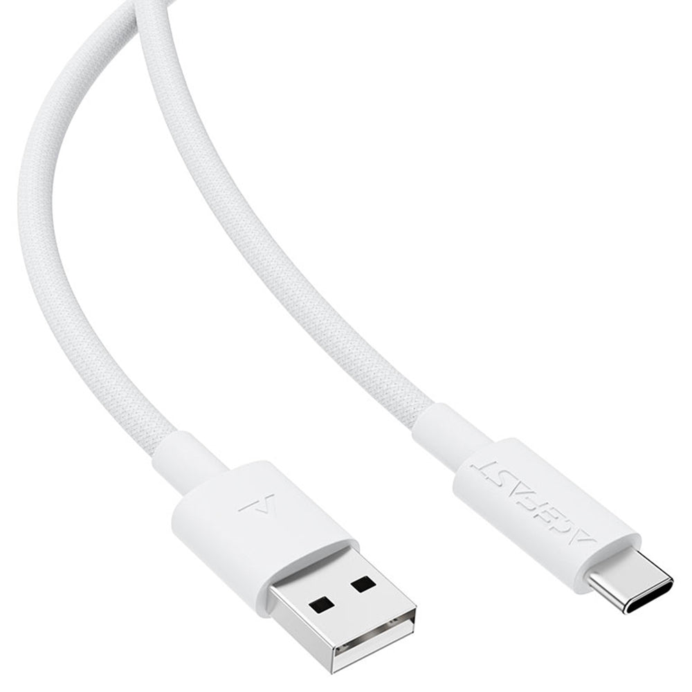 Dátový a nabíjací kábel USB-A - USB-C Acefast C18-04, 18W, 1.2m, biely