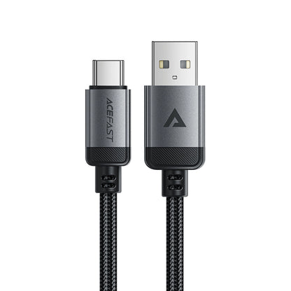Dátový a nabíjací kábel USB-A - USB-C Acefast C20-04, 18W, 1.2m, čierny