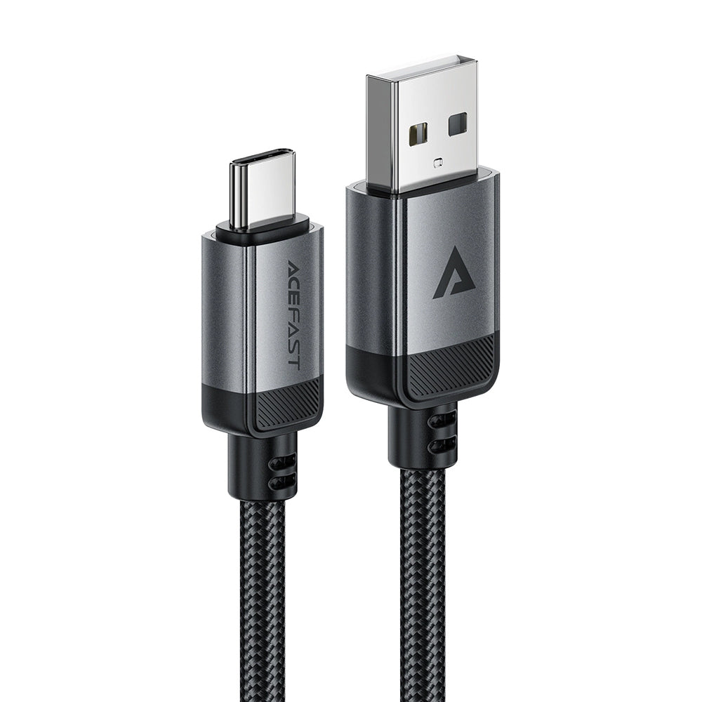 Dátový a nabíjací kábel USB-A - USB-C Acefast C20-04, 18W, 1.2m, čierny