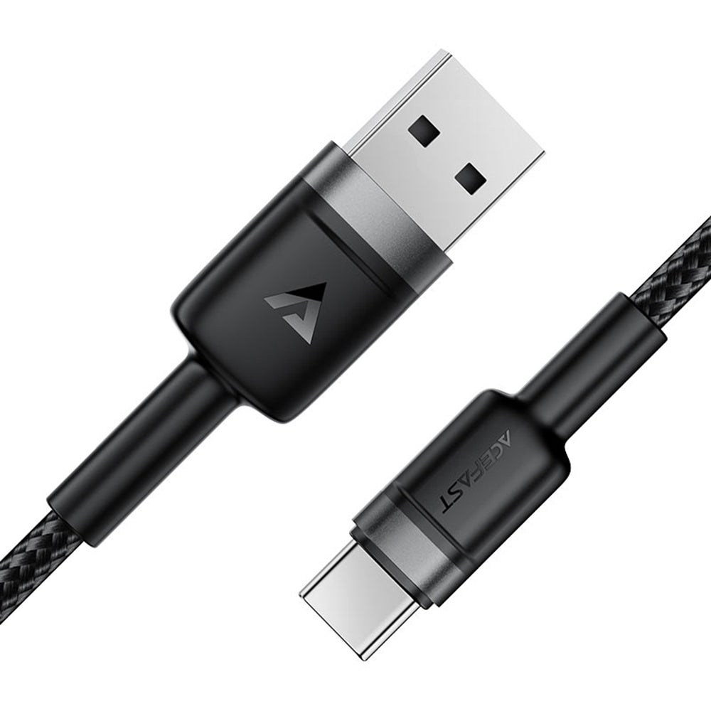 Dátový a nabíjací kábel USB-A - USB-C Acefast C22-04, 18W, 1.2m, čierny