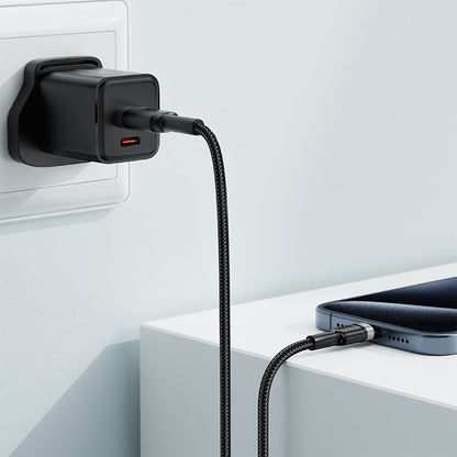 Dátový a nabíjací kábel USB-A - USB-C Acefast C22-04, 18W, 1.2m, čierny