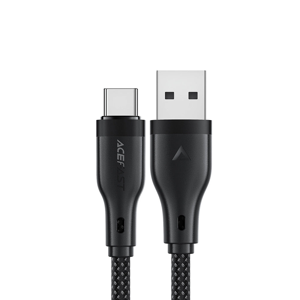 Dátový a nabíjací kábel USB-A - USB-C Acefast C8-04, 18W, 1.2m, čierny