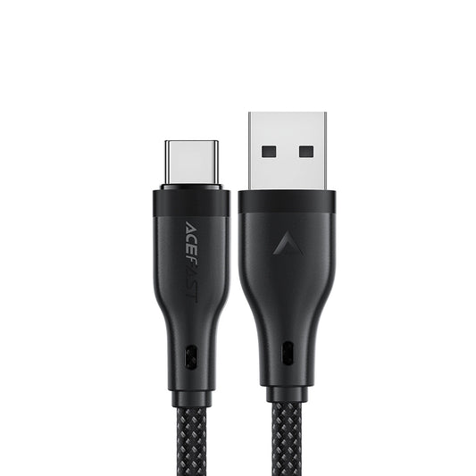 Dátový a nabíjací kábel USB-A - USB-C Acefast C8-04, 18W, 1.2m, čierny