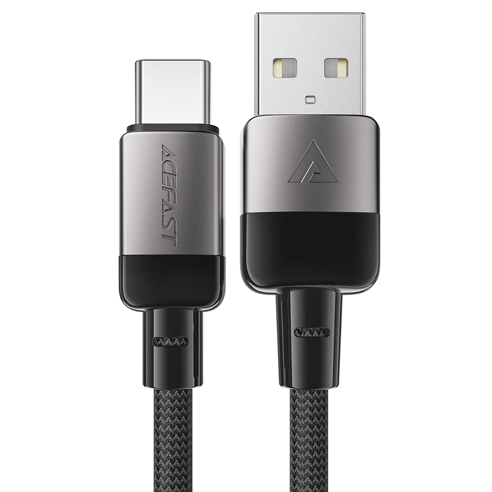 Dátový a nabíjací kábel USB-A - USB-C Acefast C9-04, 18W, 1.2m, čierny
