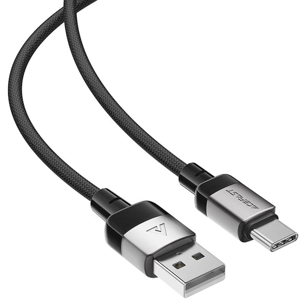 Dátový a nabíjací kábel USB-A - USB-C Acefast C9-04, 18W, 1.2m, čierny