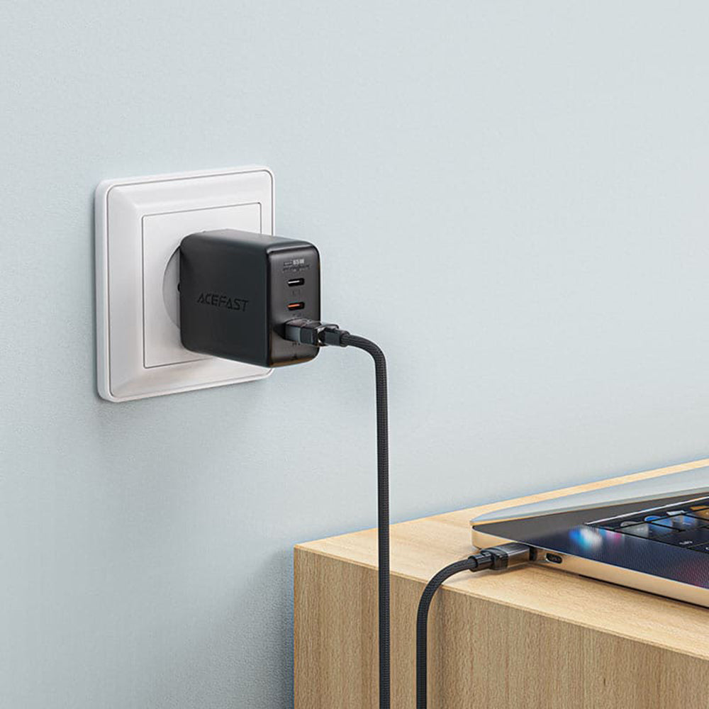 Dátový a nabíjací kábel USB-A - USB-C Acefast C9-04, 18W, 1.2m, čierny