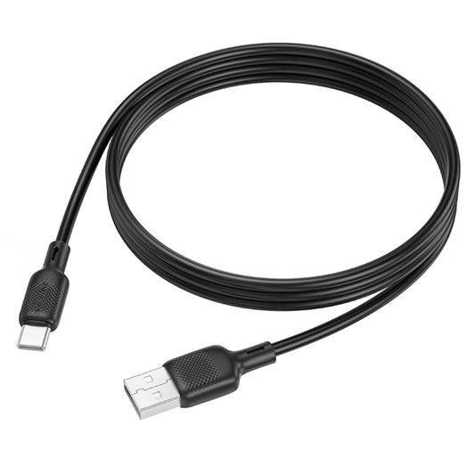 Dátový a nabíjací kábel USB-A - USB-C Borofone BX113 Lenny, 18W, 1m, čierny