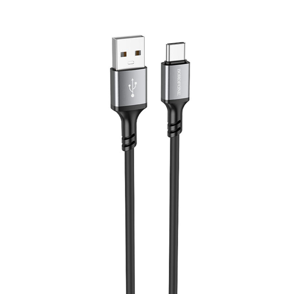Dátový a nabíjací kábel USB-A - USB-C Borofone BX83, 18W, 1m, čierny