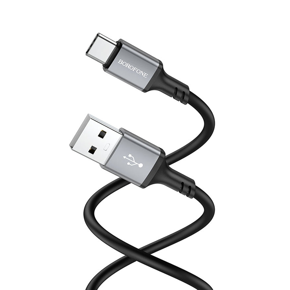 Dátový a nabíjací kábel USB-A - USB-C Borofone BX83, 18W, 1m, čierny
