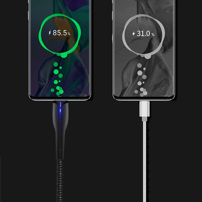 Dátový a nabíjací kábel USB-A - USB-C ColorWay CW-CBUC034, 18W, 1m, Čierny