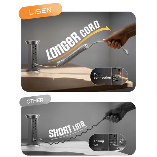 Dátový a nabíjací kábel USB-A - USB-C Lisen L114, 15W, 1m, sivý YL0125030001