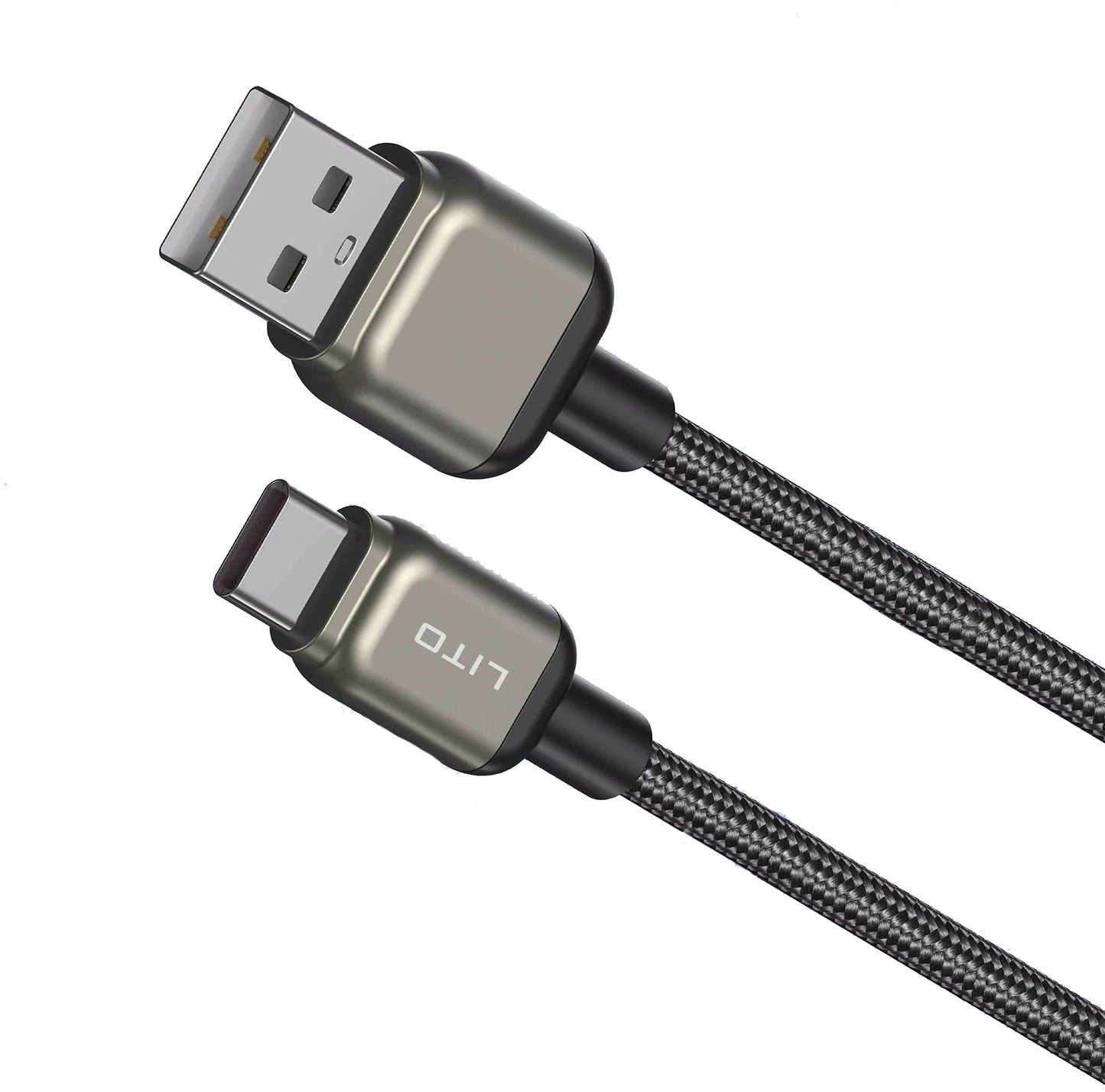 Dátový a nabíjací kábel USB-A - USB-C Lito LD17, 18W, 1m, čierny