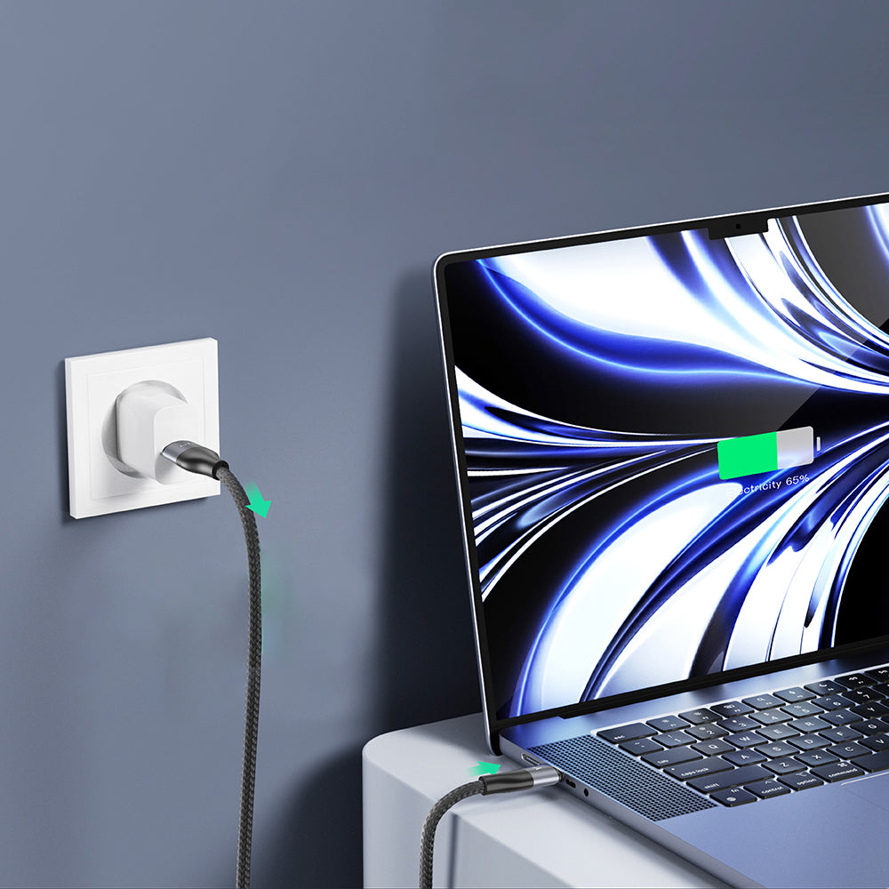 Dátový a nabíjací kábel USB-A - USB-C Lito LD23T, 18W, 1m, Sivý