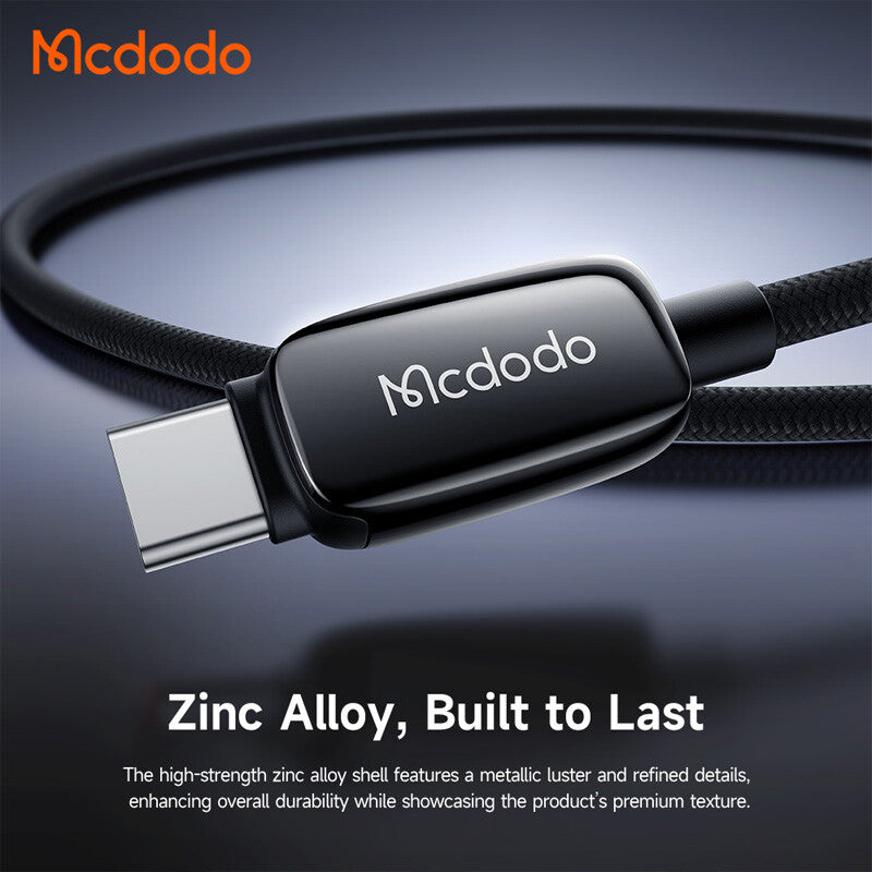 Dátový a nabíjací kábel USB-A - USB-C McDodo CA-0020, 66W, 1.2m, čierny